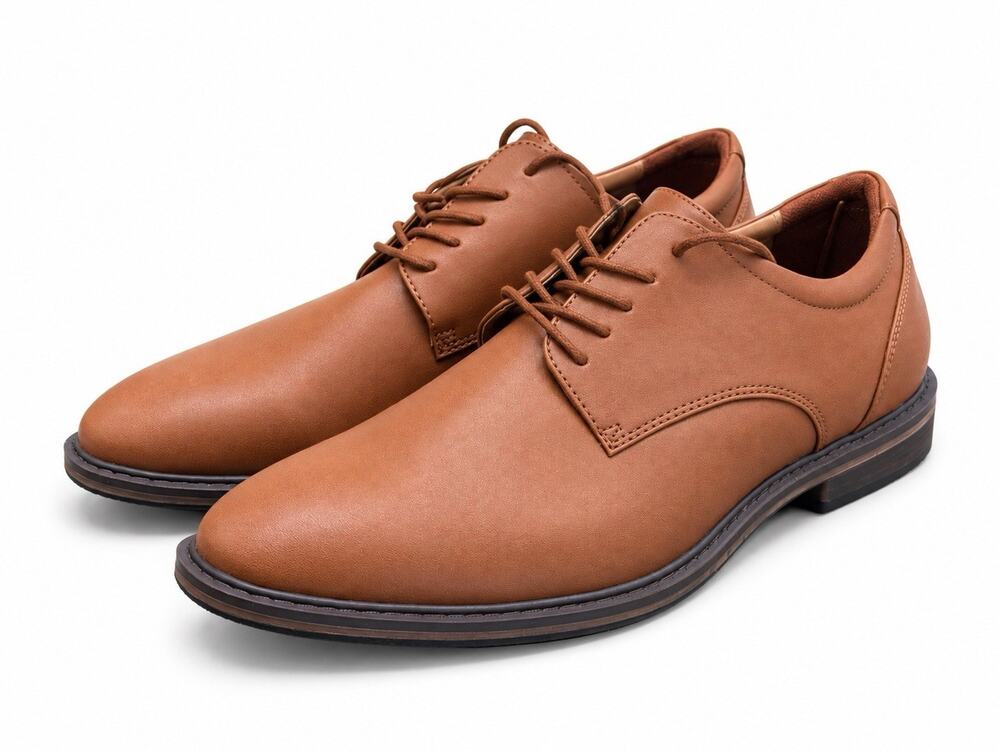 Goodfellow & Co Men’s Size 12 Brown Lace Up Derby Dress Shoes NWT